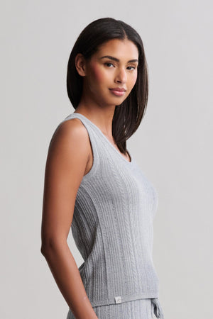 COZYCHIC ULTRA LITE CABLE KNIT TANK *PREVIEW* - Molly's! A Chic and Unique Boutique 