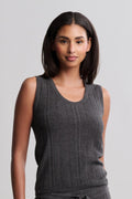 COZYCHIC ULTRA LITE CABLE KNIT TANK *PREVIEW* - Molly's! A Chic and Unique Boutique 