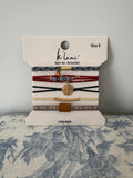 "Voyage" Navy Classical Nautical Hair Tie Bracelets