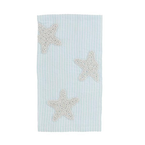 Molly's Starfish Beaded Towel