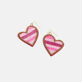 ASYMMETRICAL HEART BEADED EARRINGS *PREVIEW* - Molly's! A Chic and Unique Boutique 