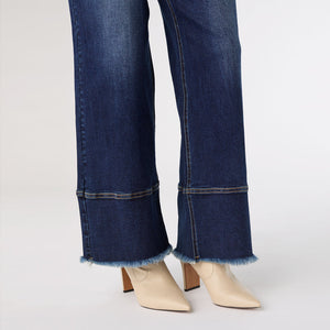 EVERSTRETCH WIDE LEG WITH RAW WIDE HEM *PREVIEW* - Molly's! A Chic and Unique Boutique 