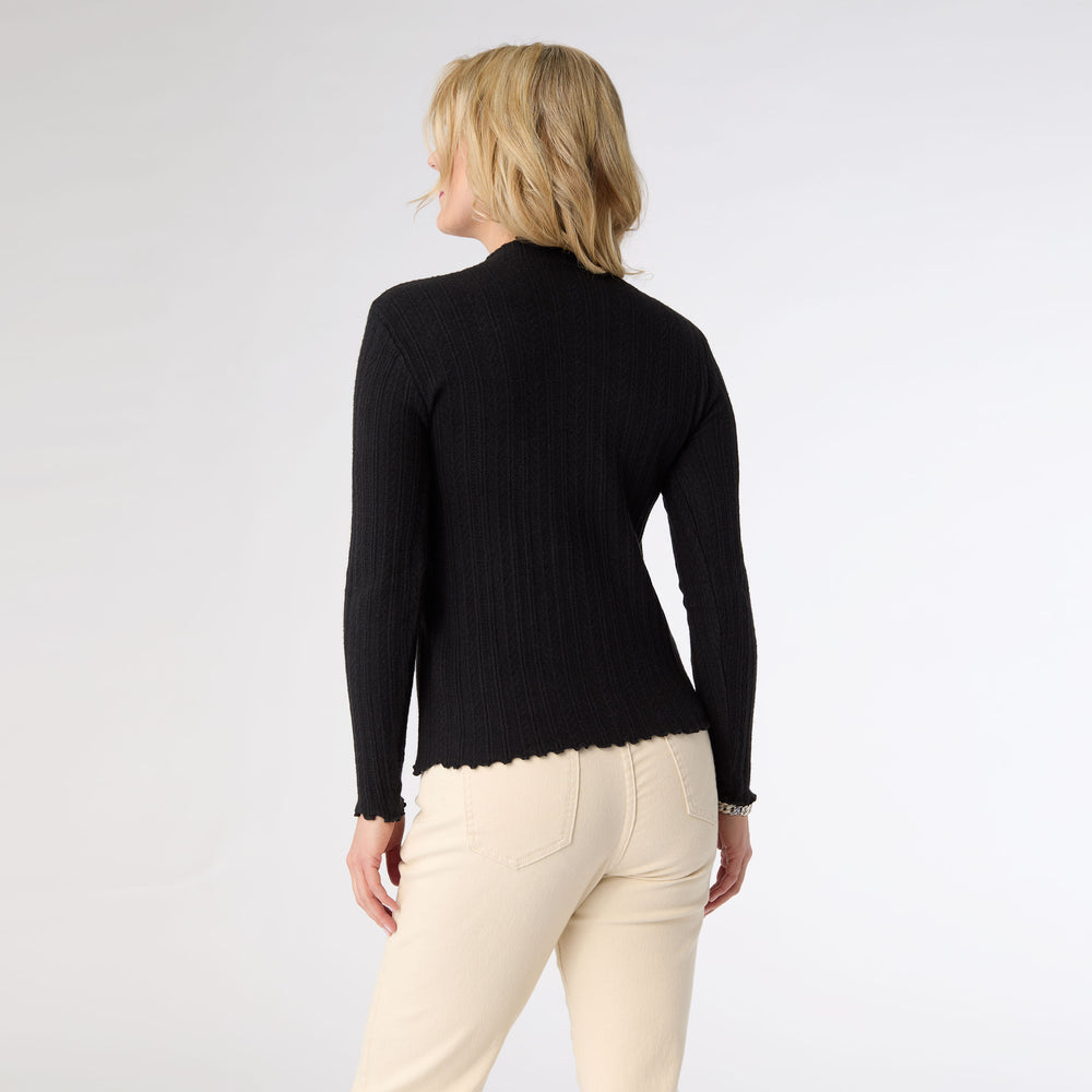 AVALEE FUNNEL NECK CABLE KNIT SWEATER *PREVIEW* - Molly's! A Chic and Unique Boutique 