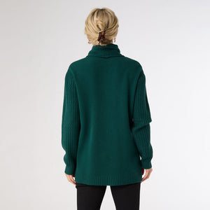 HEAVENLY-LUXE COWL NECK CABLE SWEATER WITH POCKETS *PREVIEW* - Molly's! A Chic and Unique Boutique 