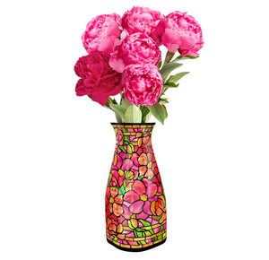 LOUIS C. TIFFANY PINK PEONY VASE