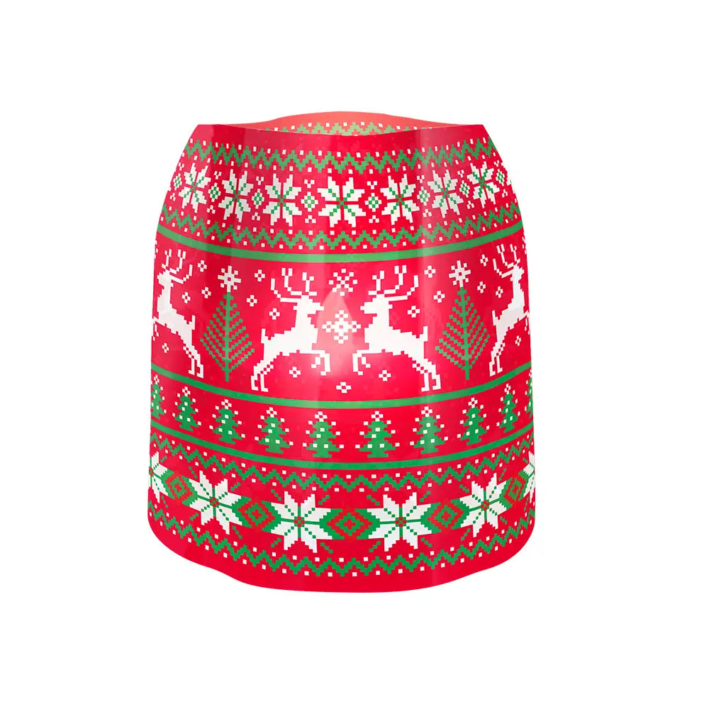 DEER THEY COME- UGLY SWEATER LUMINARY LANTERN