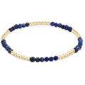 BLISSFUL PATTERN 2.5MM BEAD BRACELET-LAPIS - Molly's! A Chic and Unique Boutique 
