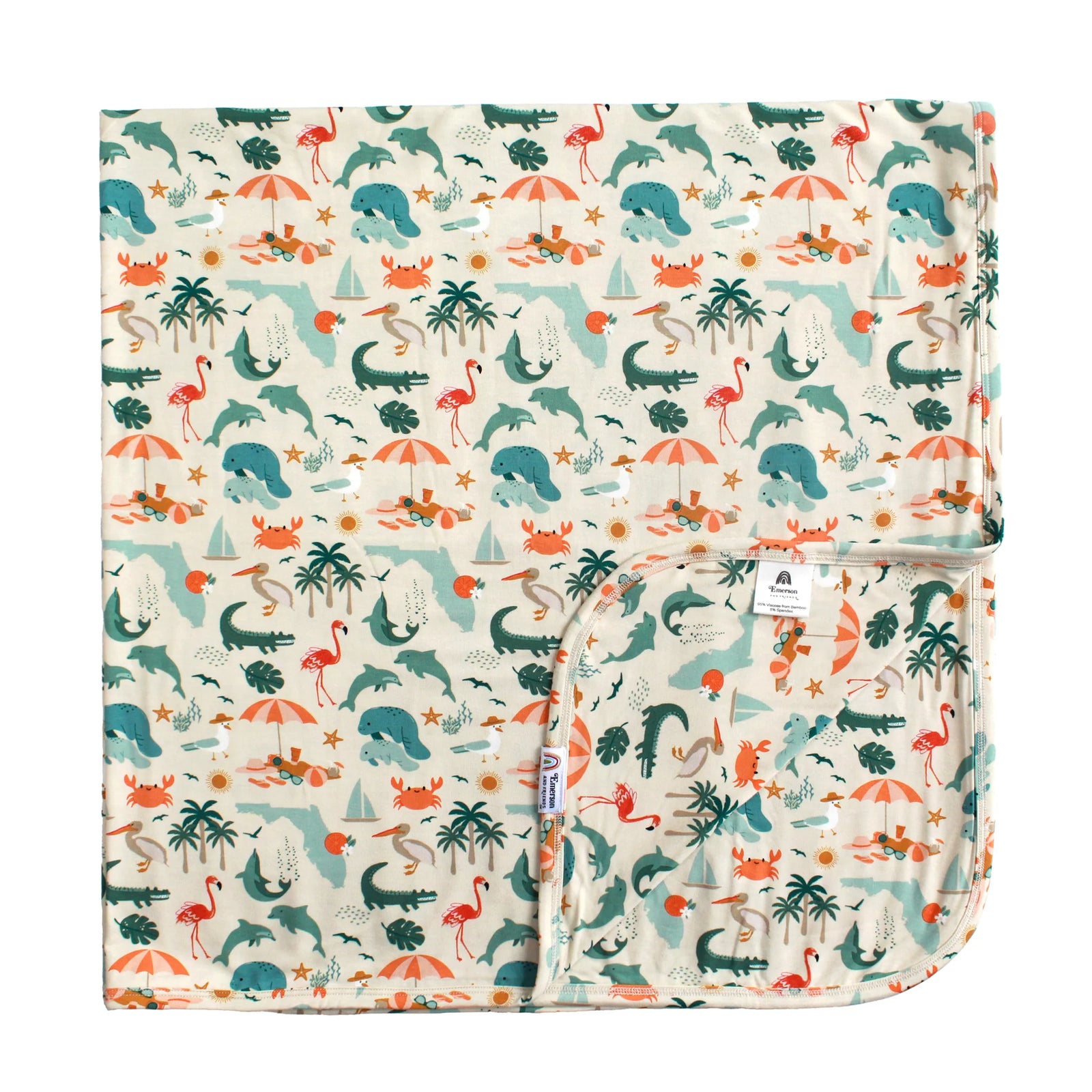 EXPLORE FLORIDA LUXURY BAMBOO BLANKET