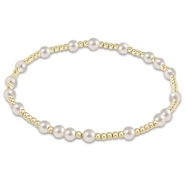 Hope Unwritten 5mm Bead Bracelet- Pearl - Molly's! A Chic and Unique Boutique 
