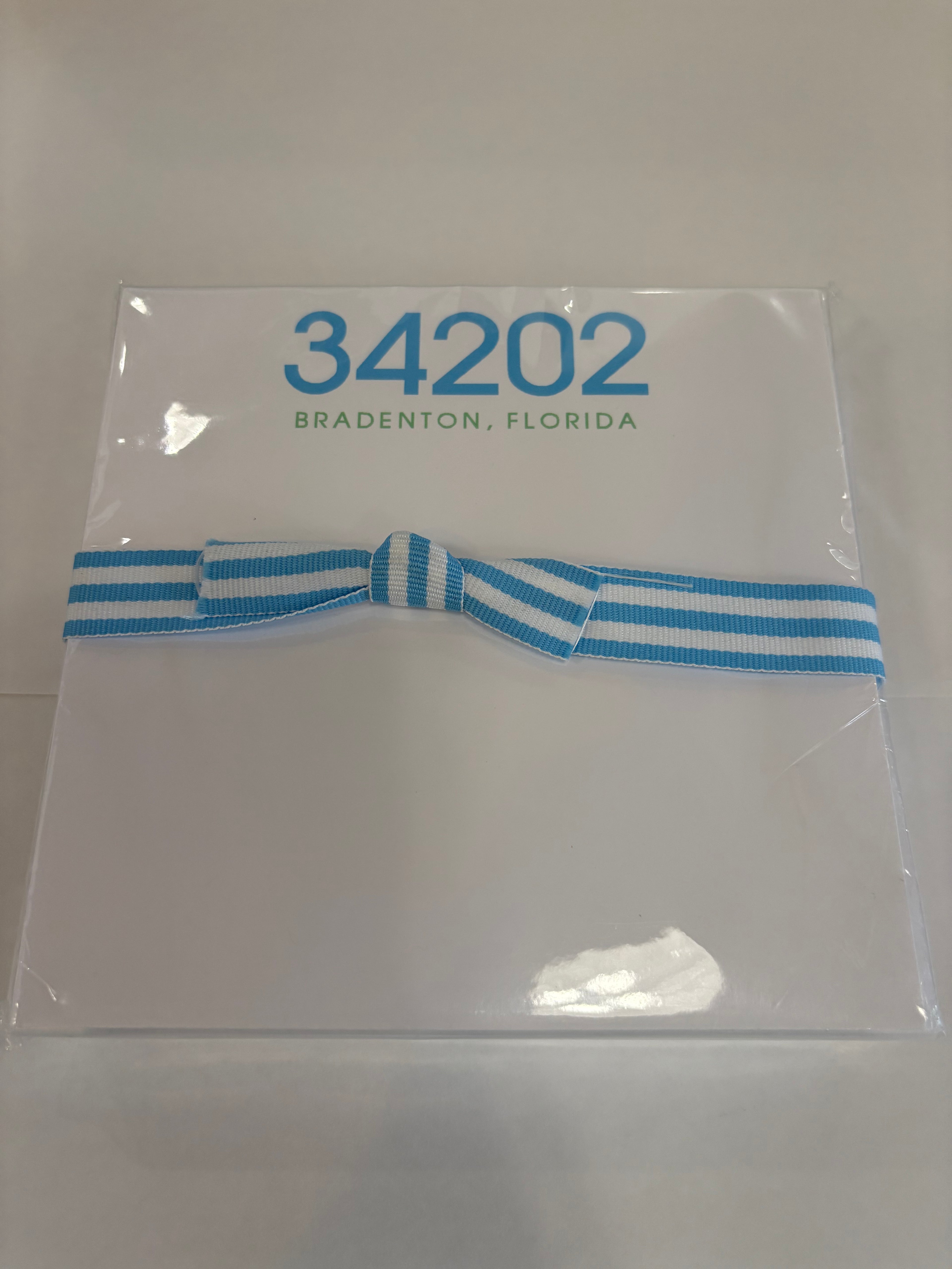 ZIPCODE SQUARE NOTEPAD 34202 - Molly's! A Chic and Unique Boutique 
