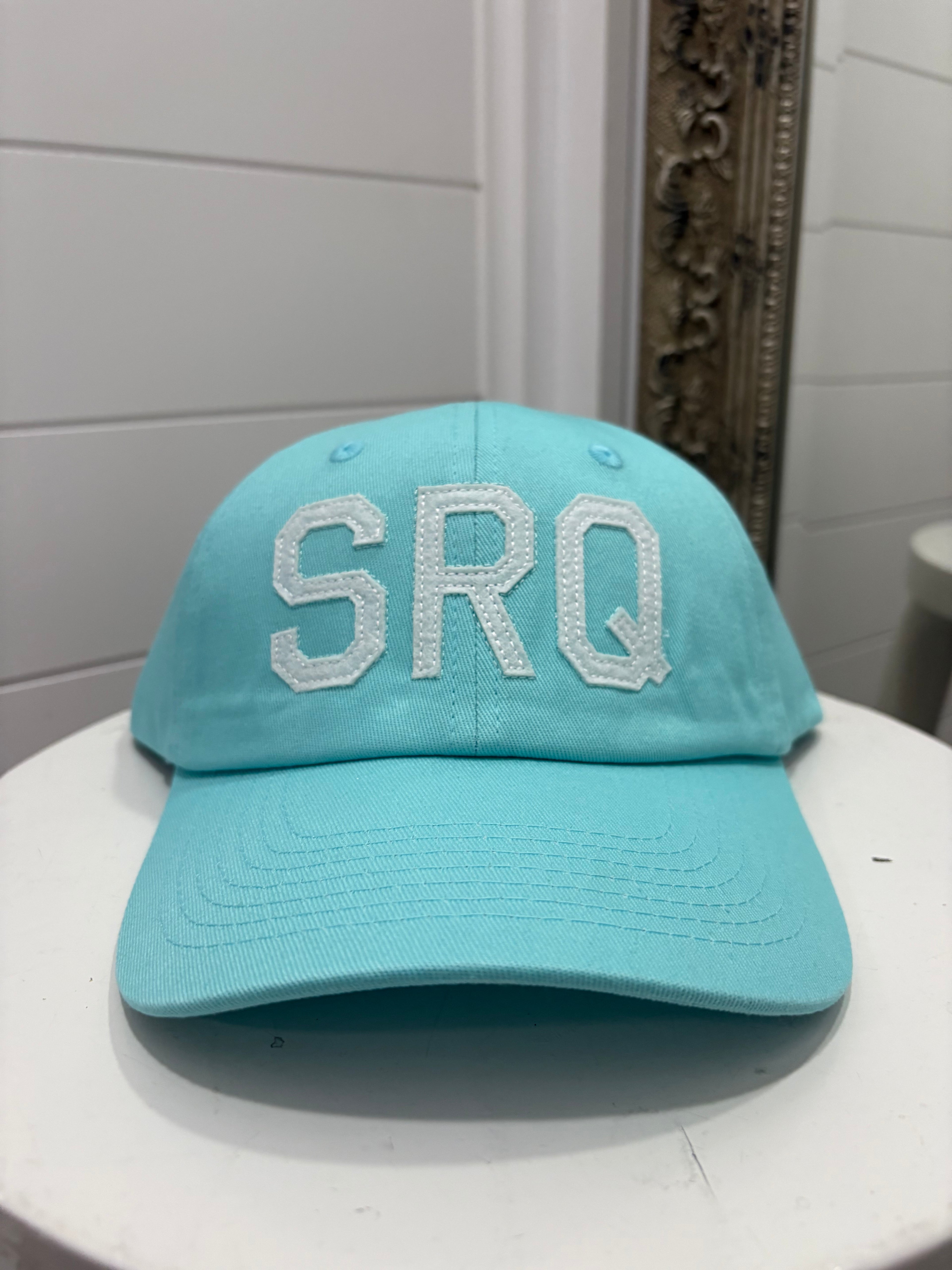 SRQ HAT (Airport Code for Sarasota)- available in many colors! - Molly's! A Chic and Unique Boutique 