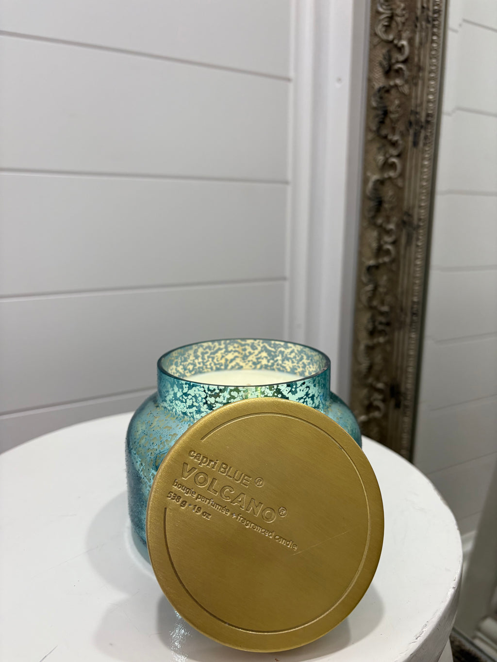 VOLCANO OPALINE SIGNATURE CANDLE- 19OZ - Molly's! A Chic and Unique Boutique 