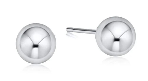 Classic 10mm Ball Stud- Sterling - Molly's! A Chic and Unique Boutique 