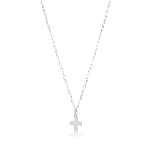16" Signature Cross- Sterling Silver Charm - Molly's! A Chic and Unique Boutique 