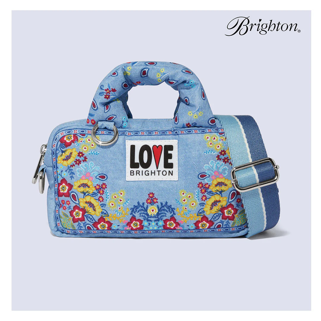 BRIGHTON BANDANA LOVE POUCH CROSSBODY