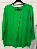 Glenn Split Front Tunic with Buttons - Molly's! A Chic and Unique Boutique 