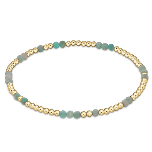 HOPE UNWRITTEN GEMSTONE BRACELET AMAZONITE - Molly's! A Chic and Unique Boutique 