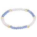Gameday Flirty Presence Bracelet- Light Blue/White