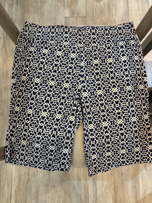 LINDA PULL ON SHORTS NAVY