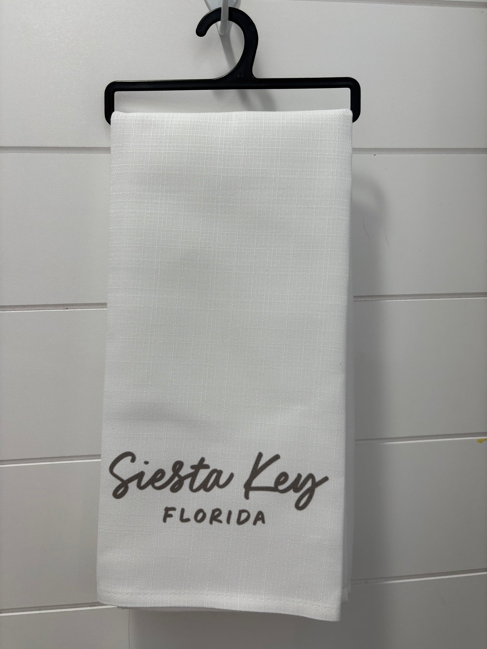 NEUTRAL CITY STATE SCRIPT SIESTA TEA TOWEL - Molly's! A Chic and Unique Boutique 