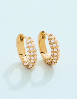 SHINE ON PAVE HOOP EARRING *PREVIEW*