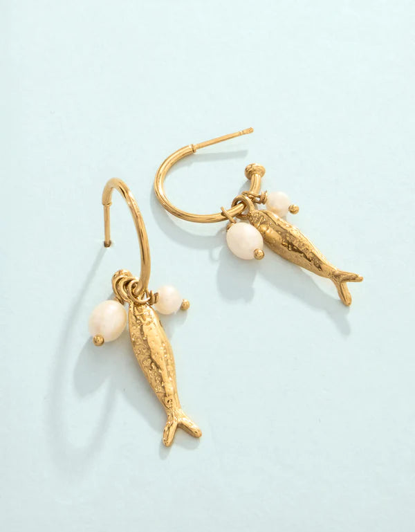 SARDINES HOOP CONVERTIBLE EARRING - Molly's! A Chic and Unique Boutique 