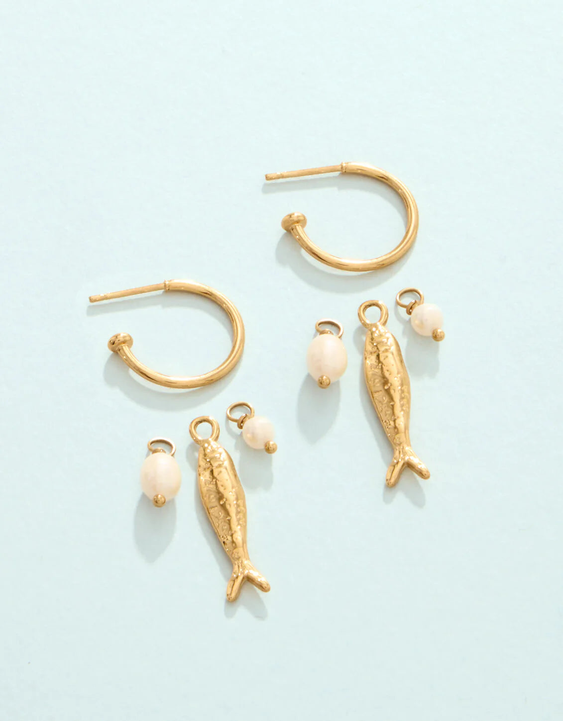 SARDINES HOOP CONVERTIBLE EARRING - Molly's! A Chic and Unique Boutique 