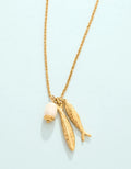 SARDINES NECKLACE 18" GOLD - Molly's! A Chic and Unique Boutique 