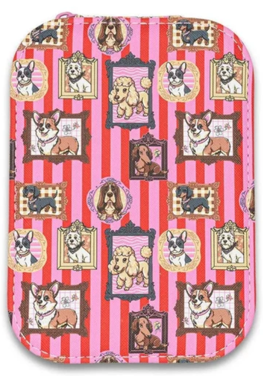ZIPPER JEWELRY BOX-DOG FRAME PRINT - Molly's! A Chic and Unique Boutique 