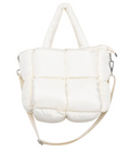 KATYDID CREAM MINI PUFFER TOTE BAG *PREVIEW* - Molly's! A Chic and Unique Boutique 