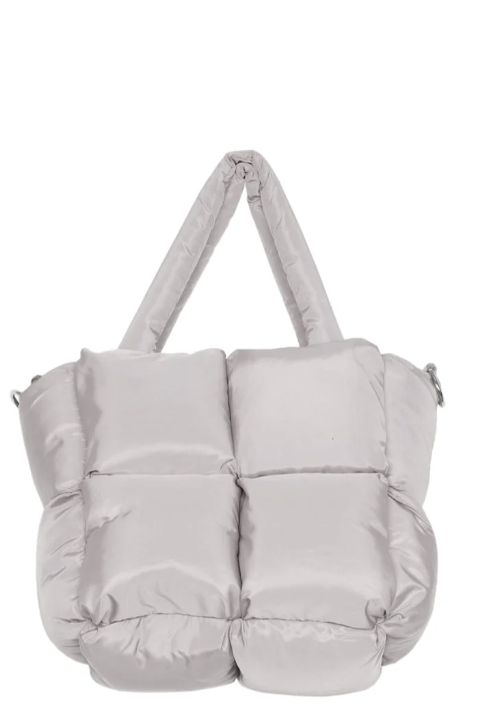 KATYDID SAND MINI PUFFER TOTE BAG *PREVIEW* - Molly's! A Chic and Unique Boutique 