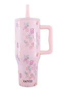 Mahjong Flip Top Tumbler