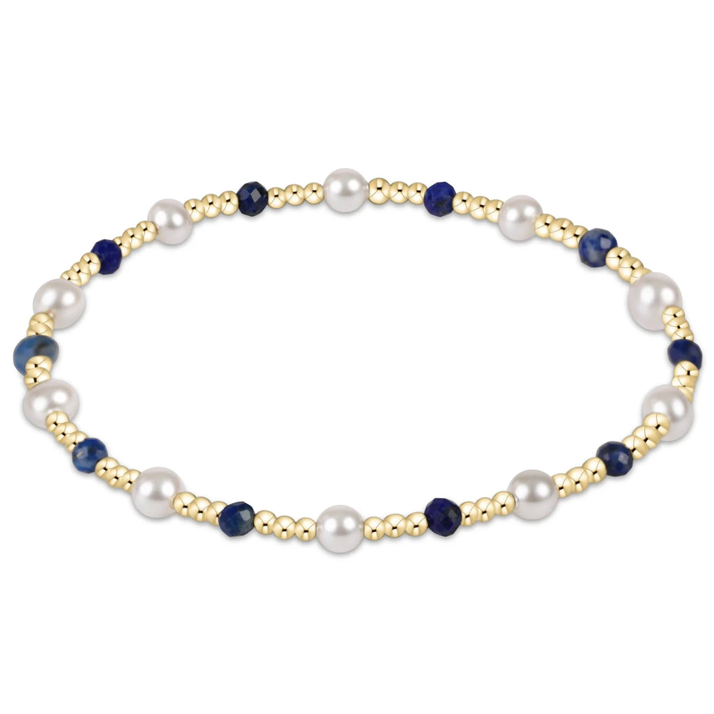 PEARL SINCERITY PATTERN 4MM BEAD BRACELET