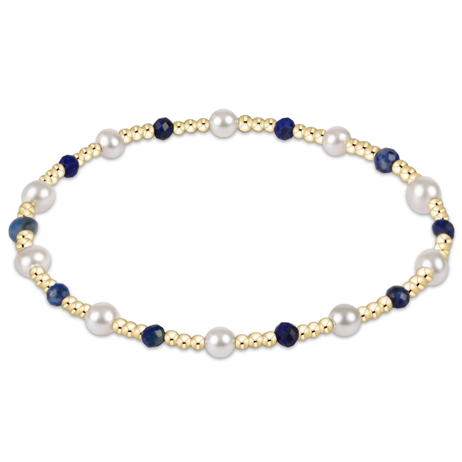 PEARL SINCERITY PATTERN 4MM BEAD BRACELET