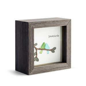 LOVE BIRDS SHADOW BOX - Molly's! A Chic and Unique Boutique 