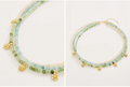 LOUISA NECKLACE 16" BLUE/GREEN