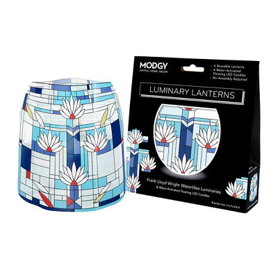 FRANK LLOYD WRIGHT WATERLILLIES LUMINARY - Molly's! A Chic and Unique Boutique 
