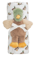 MALLARD SWADDLE AND RATTLE SET - Molly's! A Chic and Unique Boutique 