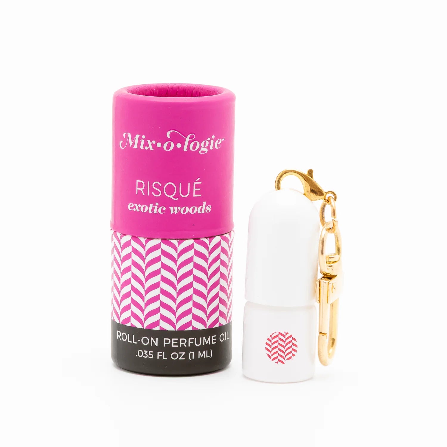 RISQUE (EXOTIC WOODS)| KEYCHAIN MINI ROLLERBALL PERFUME | 1ML - Molly's! A Chic and Unique Boutique 