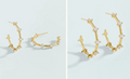 SPANISH WELLS HOOP EARRINGS CRYSTAL - Molly's! A Chic and Unique Boutique 