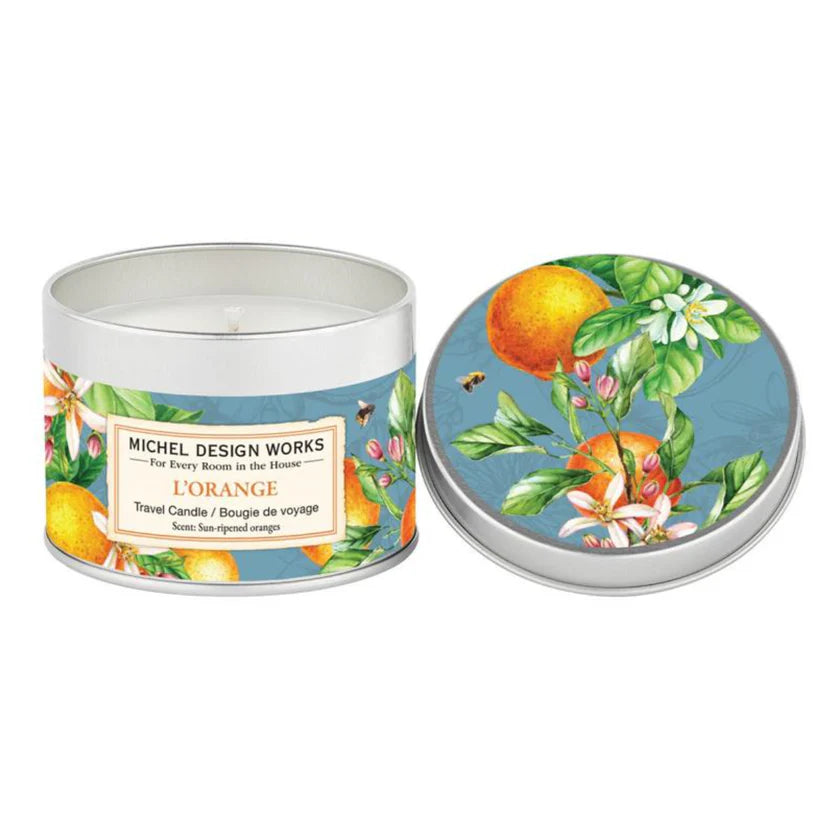 L'ORANGE TRAVEL 5.5OZ CANDLE - Molly's! A Chic and Unique Boutique 