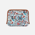 BEAUTY COSMETIC POUCH- BATIK BLOOMS - Molly's! A Chic and Unique Boutique 