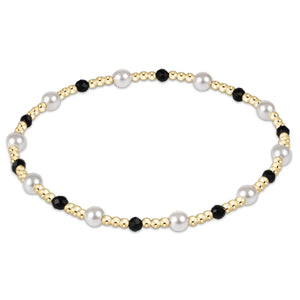 PEARL SINCERITY PATTERN 4MM BEAD BRACELET