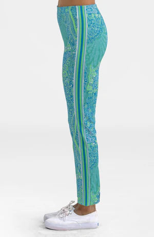 GRIPELESS PULL ON PANTS GRAND BAZAAR- TURQUOISE - Molly's! A Chic and Unique Boutique 