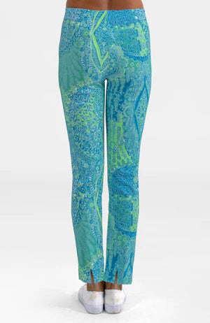 GRIPELESS PULL ON PANTS GRAND BAZAAR- TURQUOISE