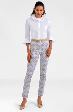 GRIPELESS PULL ON PANTS- RING TOSS KHAKI - Molly's! A Chic and Unique Boutique 