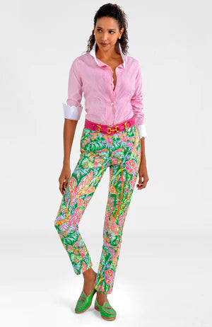 GRIPELESS PULL ON PANTS- VINTAGE VINES - Molly's! A Chic and Unique Boutique 