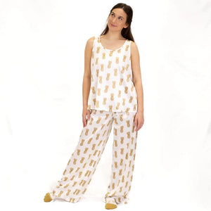 SLUMBER PANT-PINEAPPLE PATTERN - Molly's! A Chic and Unique Boutique 