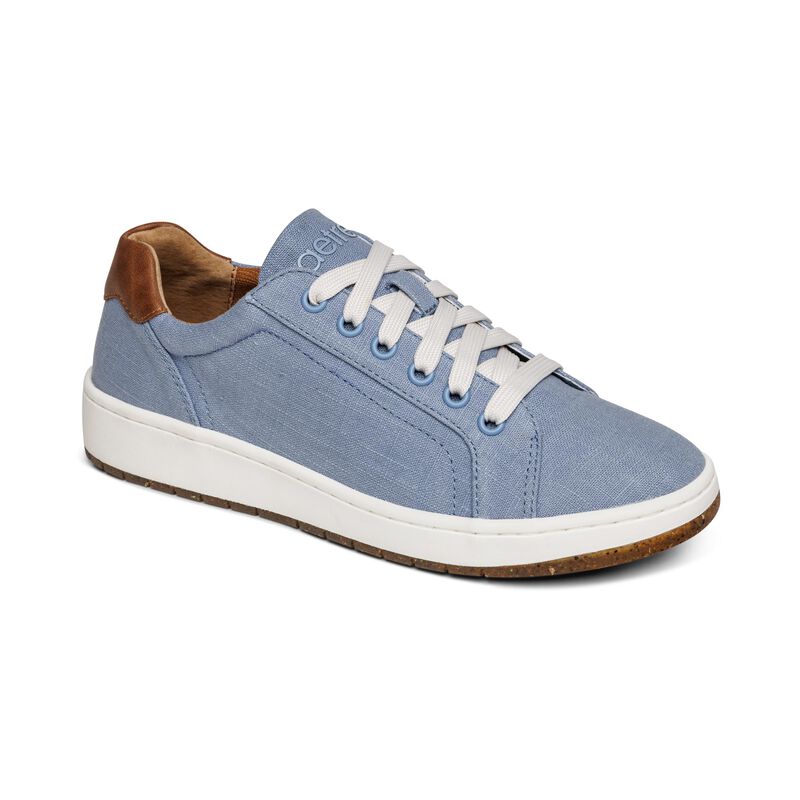 RENEE ARCH SUPPORT SNEAKERS- BLUE - Molly's! A Chic and Unique Boutique 