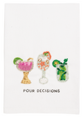 POUR DECISIONS BEADED BAR TOWEL - Molly's! A Chic and Unique Boutique 